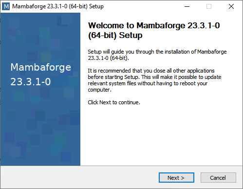 Installation Prompt
